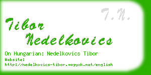 tibor nedelkovics business card